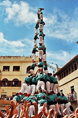 Torre humana de castellers